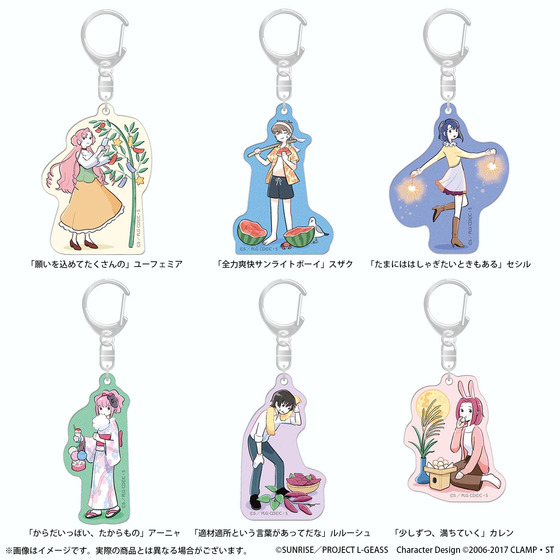 コードギアス 反逆のルルーシュ ぷちゆるコードギアスらいふ アクリル