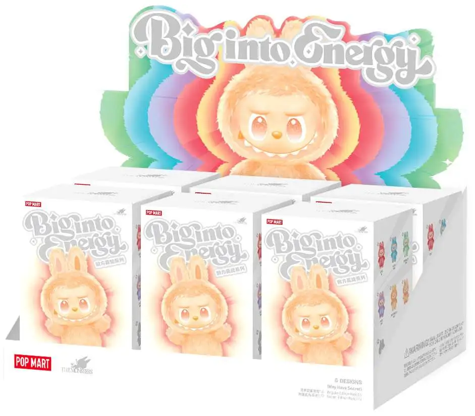 Labubu The Monsters Big into Energy Series Mystery Box 6 Packs Pop