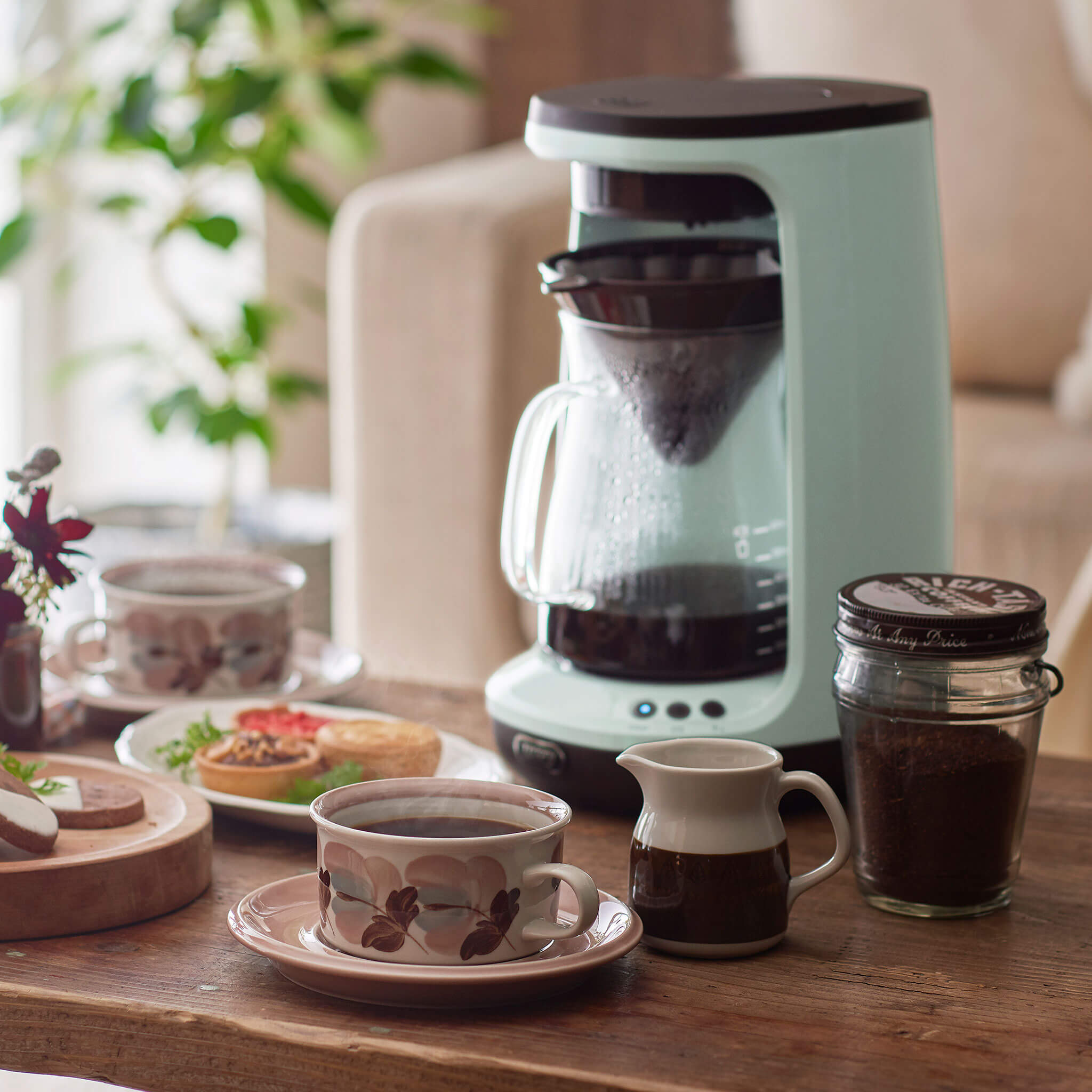 LADONNA toffy K-CM10 コーヒーメーカー アッシュホワイト Toffy