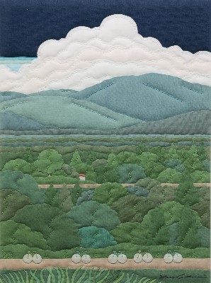 米倉健史新作展／風景を縫って40年／キルティングアート／TORGALLERY