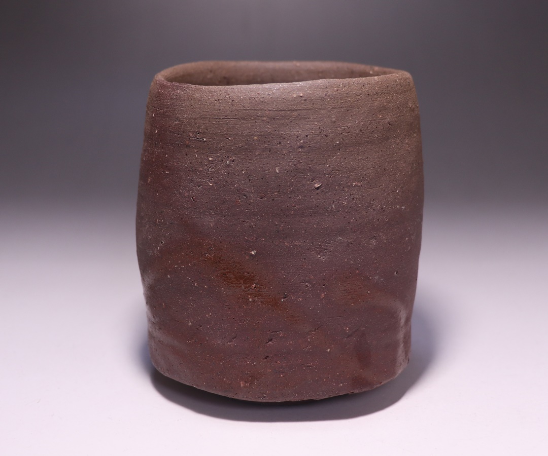 大森礼二 備前手鉢 共箱、共布、栞 【公式通販】