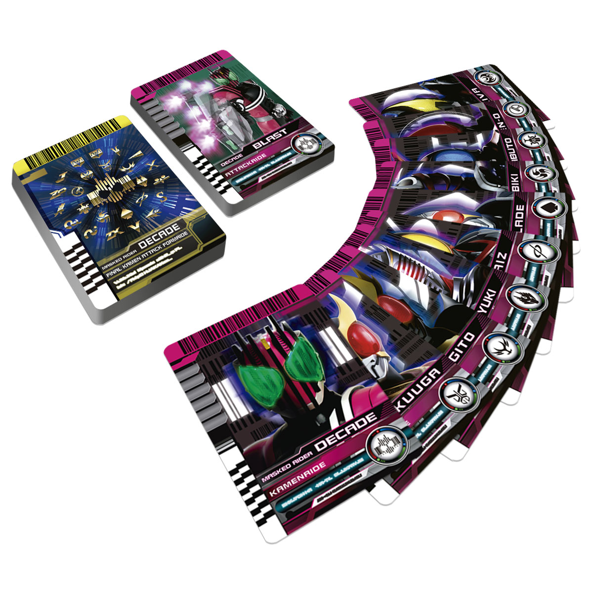 CSMライダーカードセット -DECADE- | NARIKIRI WORLD（なりきり