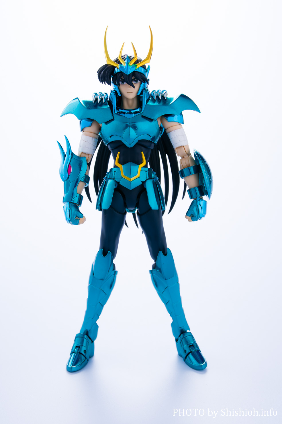 聖闘士星矢 ドラゴン紫龍 刺繍ベルクロパッチ 約10cm 聖闘士星矢