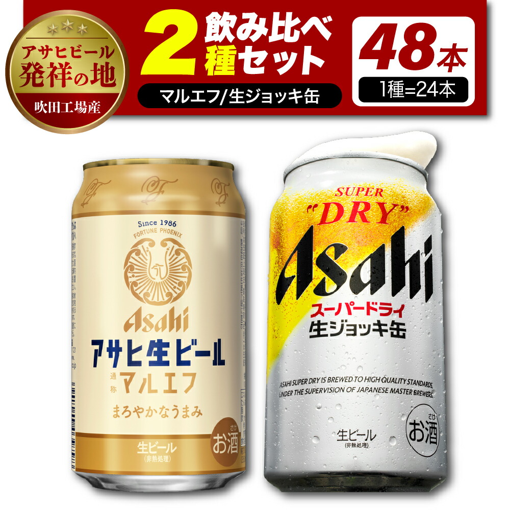 アサヒビール アサヒ生ビール 500ml 2箱セット（計48缶） 【公式通販】