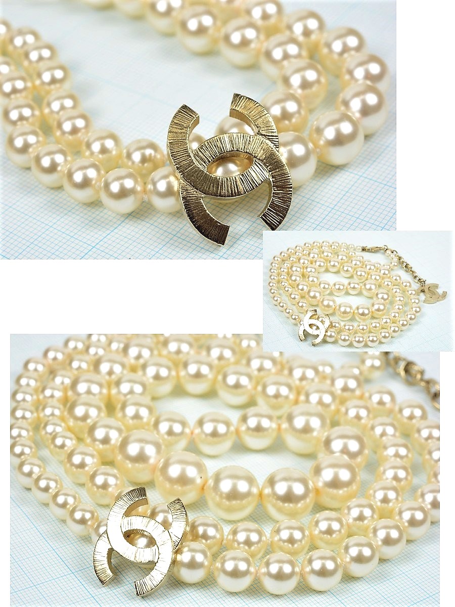 楽天市場】シャネル パール ネックレス ロングネックレス【美品