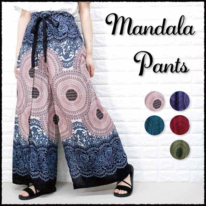 楽天市場】ガウチョパンツ エスニック（ボトムス｜レディース