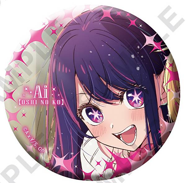 推しの子 神奈川 関東納涼祭り ホログラム レア 缶バッジ 星野アイ