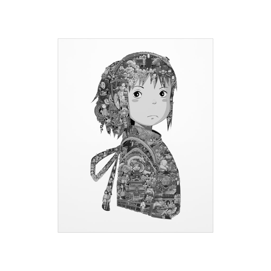CHIHIRO BLACK & WHITE POSTER