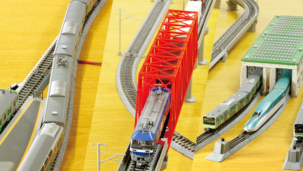 KATO UNITRACK 線路まとめ大量 高架用&PC枕木&複線用など KATO