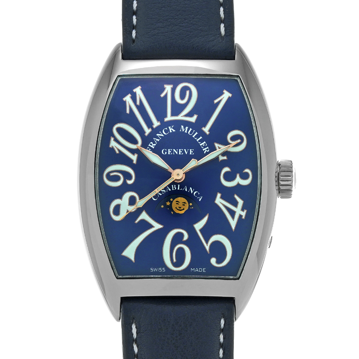 フランクミュラー カサブランカ ルナ 7880CL ブルー メンズ 時計