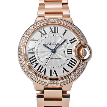 カルティエ バロンブルー 33mm WE902064 シルバー ユニセックス 時計