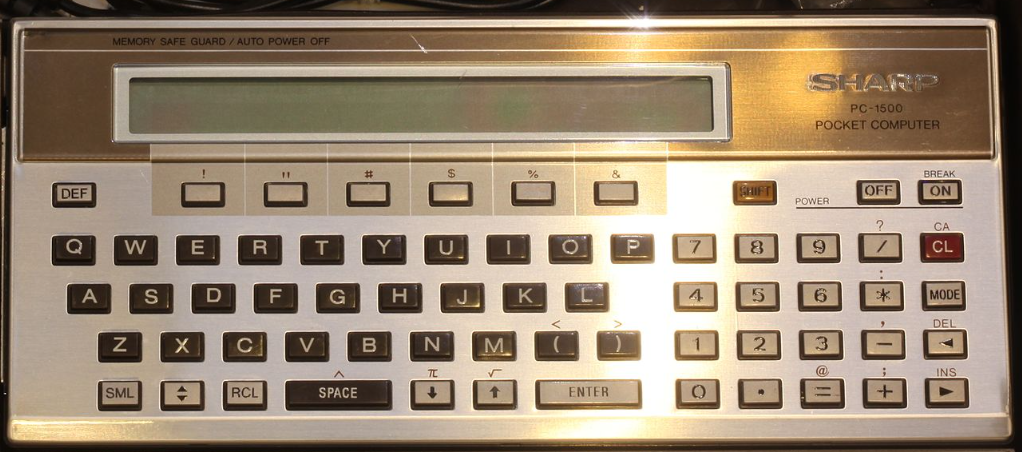 SHARP PC-1500 ポケットコンピュータ 8KB RAM増設版 Soigeneris - your