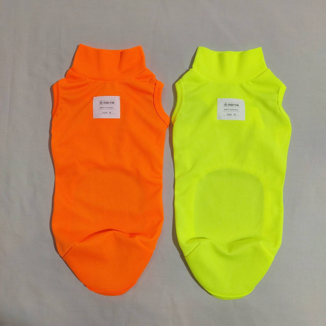 メッシュロンパース(蛍光オレンジ) イタグレ服犬服