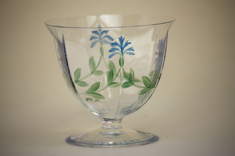 Orrefors Styvmorsviol Eva Englundスウェーデン Orrefors/オレフォス