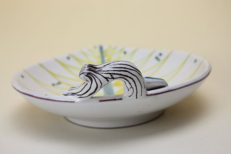 Stig Lindbergh リンドベリ ファイアンス リーフ 超美品 Stig