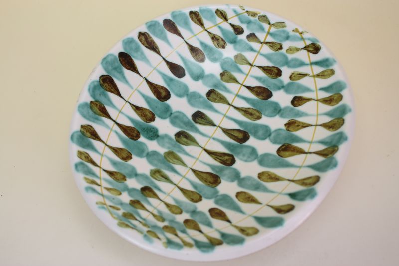 Gustavsberg Stig Lindberg Fajans Plate/グスタフスベリ スティグ