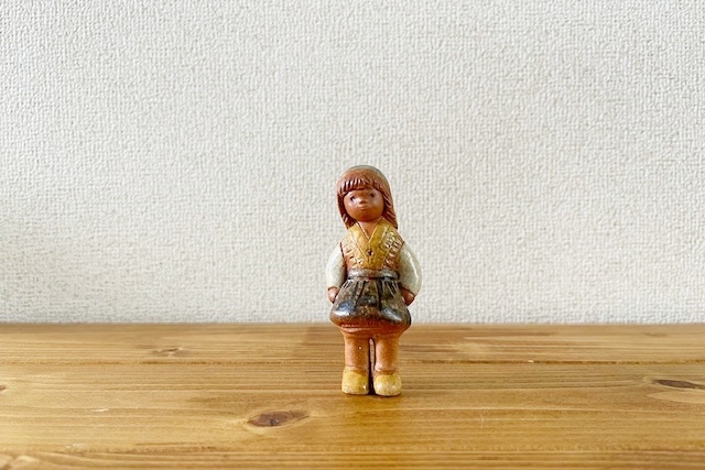 Rutebo keramik Lisskulla/ルーテボ 女の子 北欧雑貨アンティークcoco