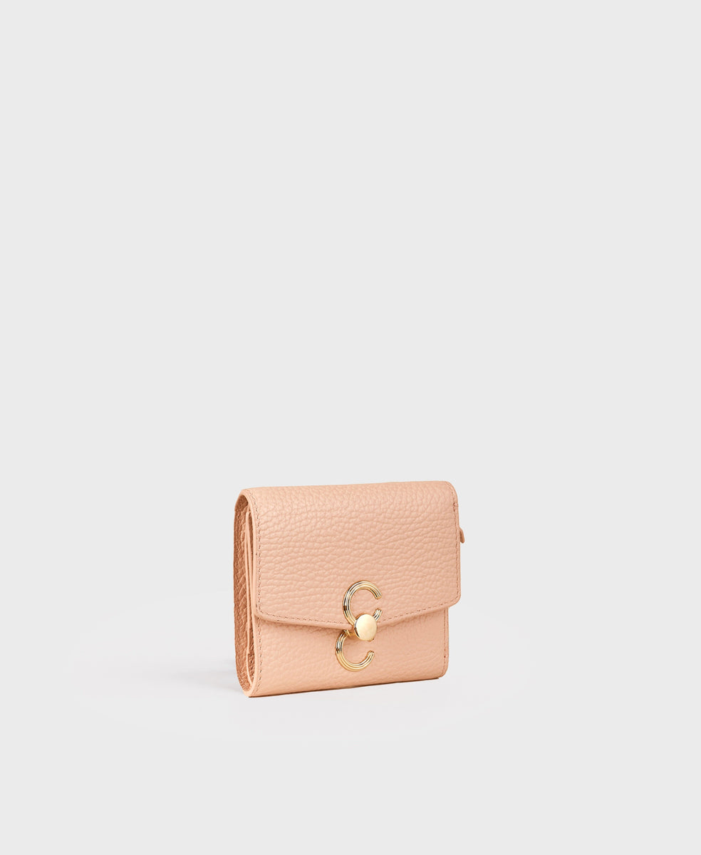 Cafuné カフネ - Double-C Wallet - Blush
