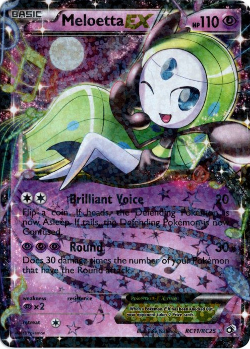 メロエッタEX シャイニーコレクション 海外版 英語版 Meloetta EX