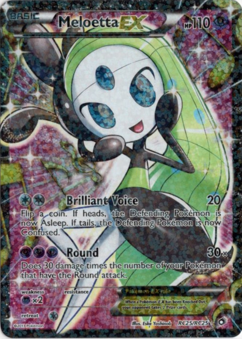 メロエッタEX SR シャイニーコレクション 海外版 英語版 Meloetta EX