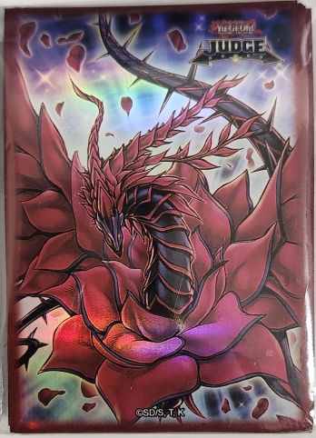 遊戯王 ブラックローズドラゴンJUDGE 2015 プレイマット スリーブ