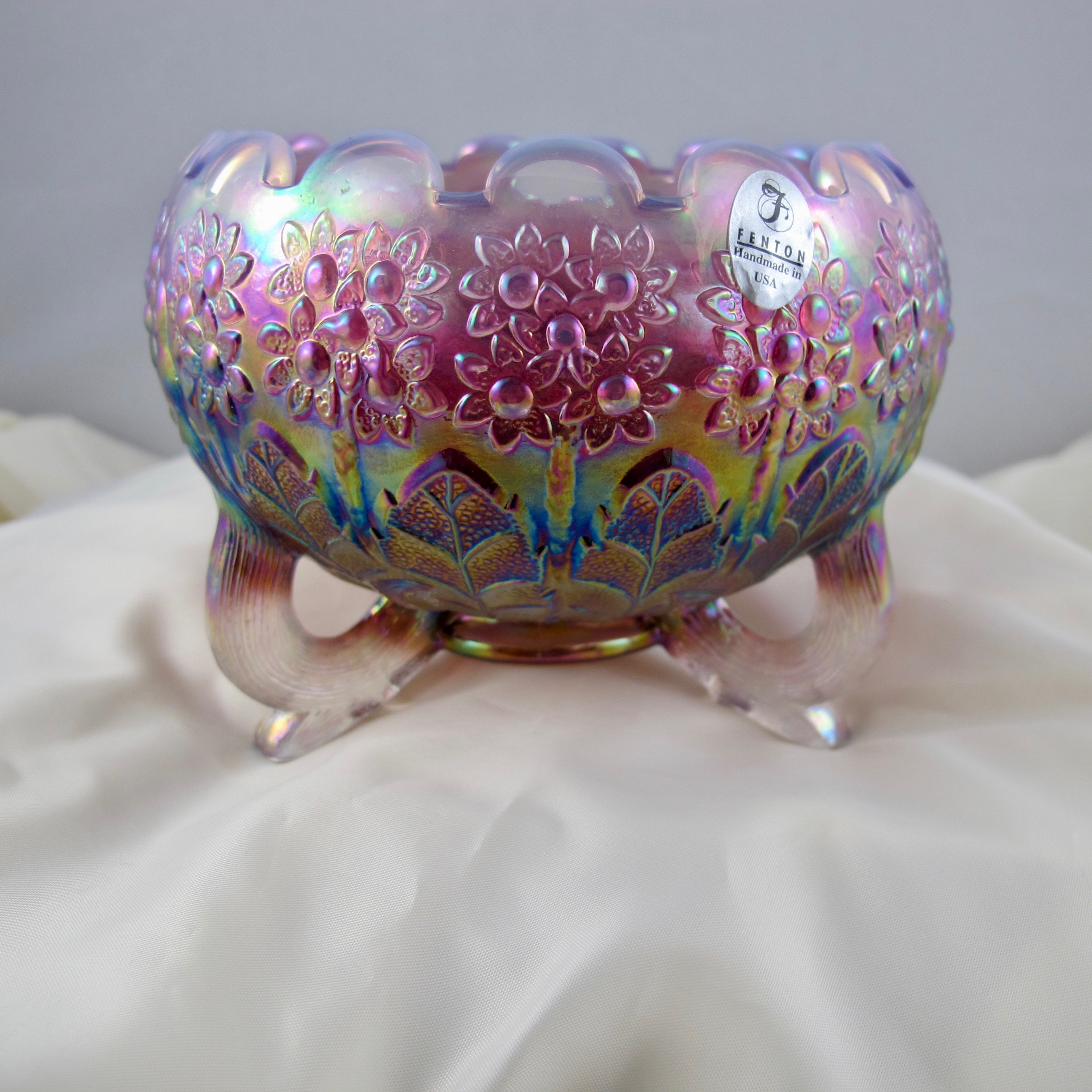 カーニバルガラス CARNIVALGLASS フェントン FENTON USA Fenton社 オ