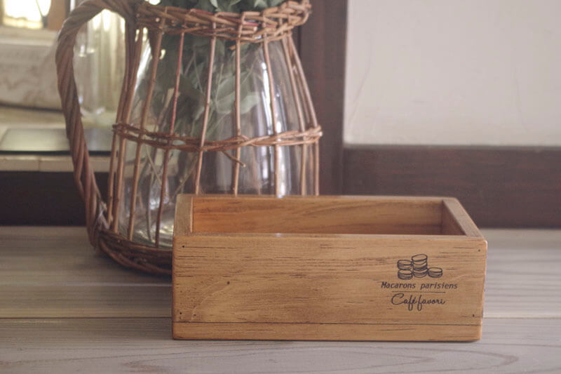 アンティーク風パインボックス｜カフェインテリアの木箱｜通販 商品詳細