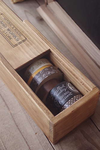 ナチュラルな木製小物ケース【数量限定品/アウトレット】*アンティーク