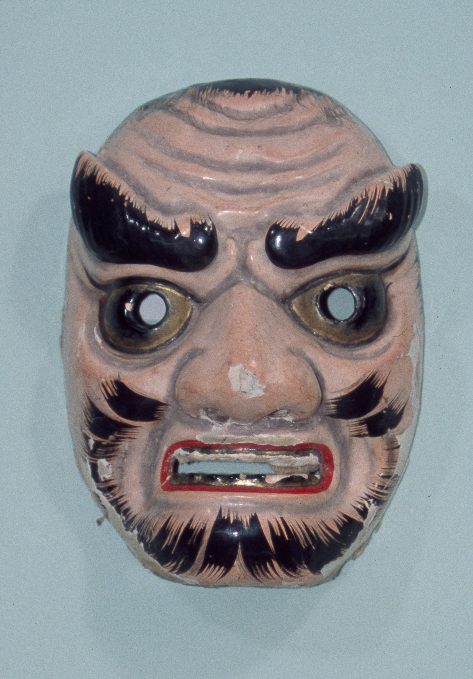 木彫 面 古道具 アンティーク 古美術 神楽面？ 神楽木彫面｜浜田市