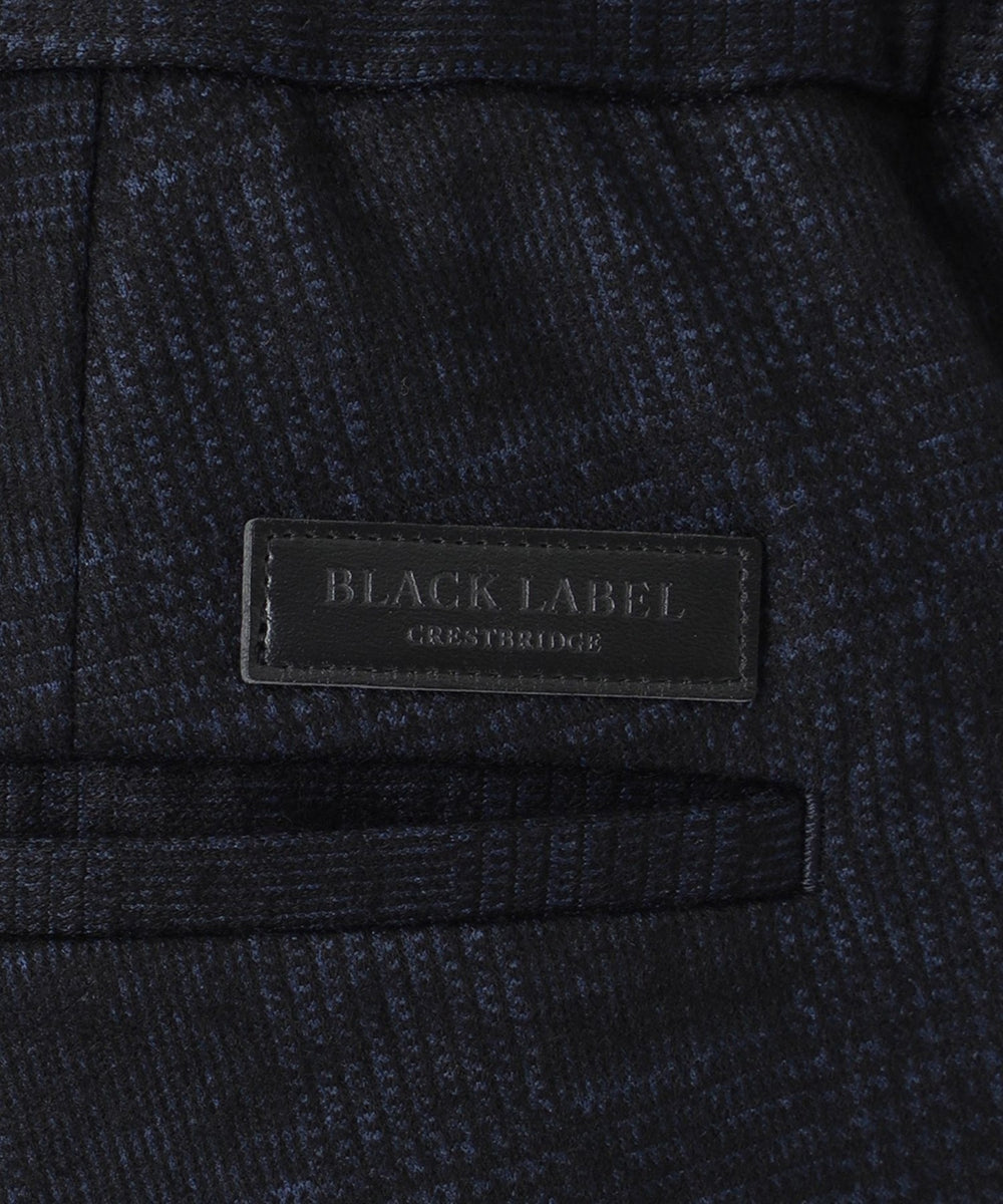 グレンチェックウールジャージートラウザーズ（カジュアルパンツ