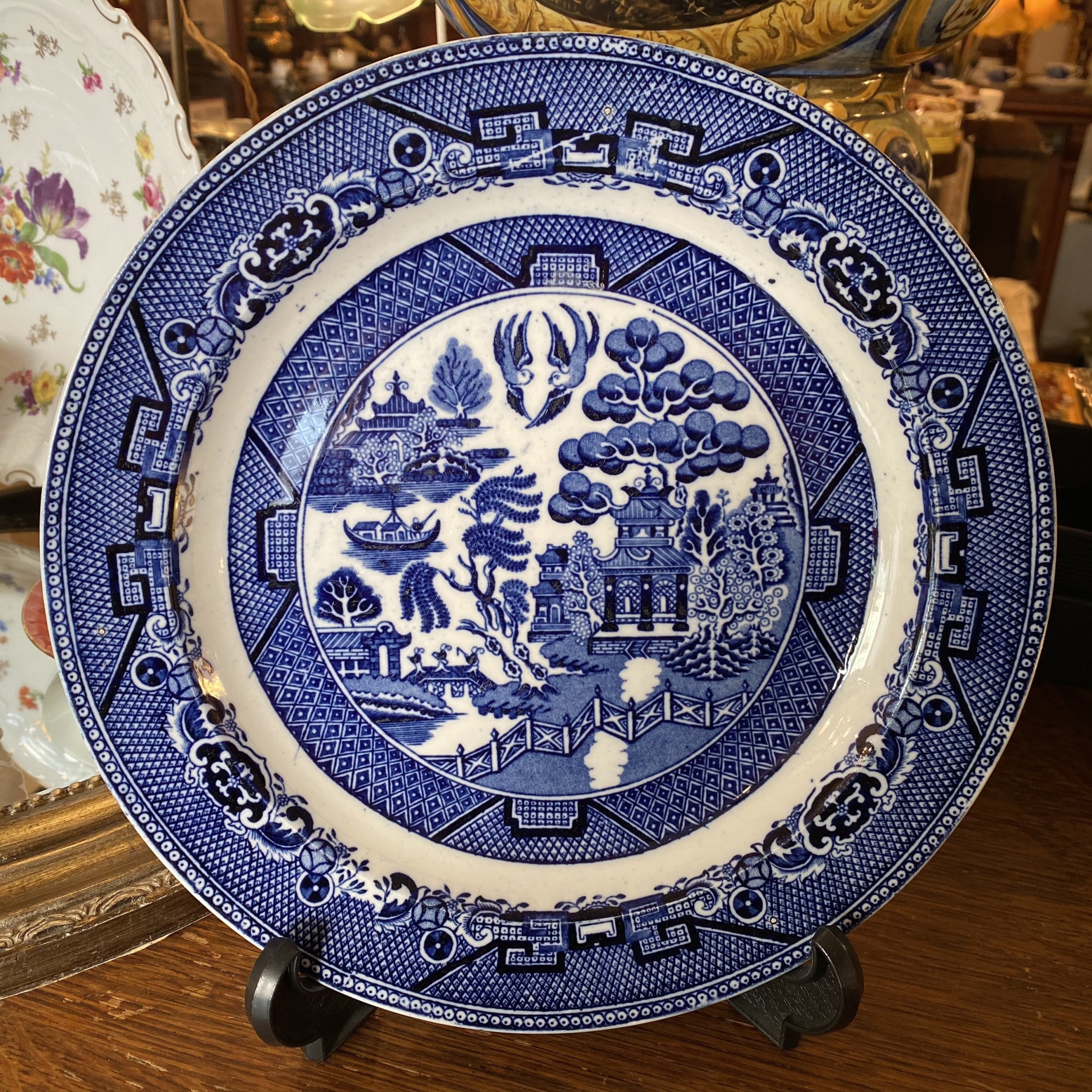 ウィロウパターン 大皿 Blue Willow Pattern ウィローパターン