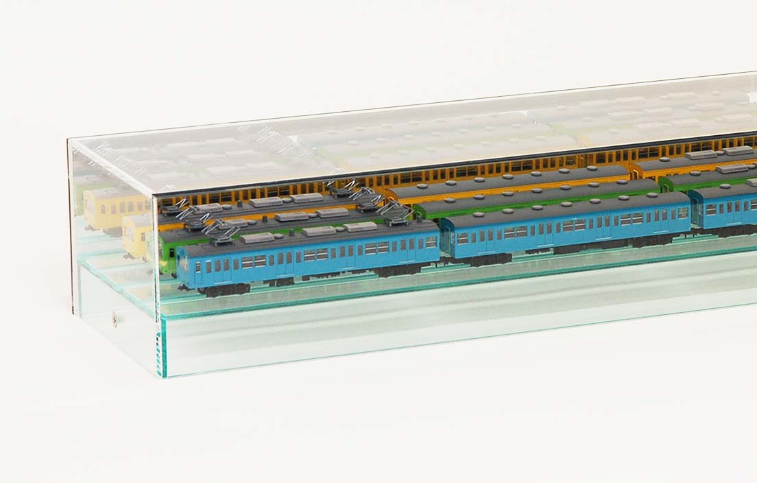 N ゲージ 車両展示クリアケース 120cm 鉄道模型Nゲージ用アクリル