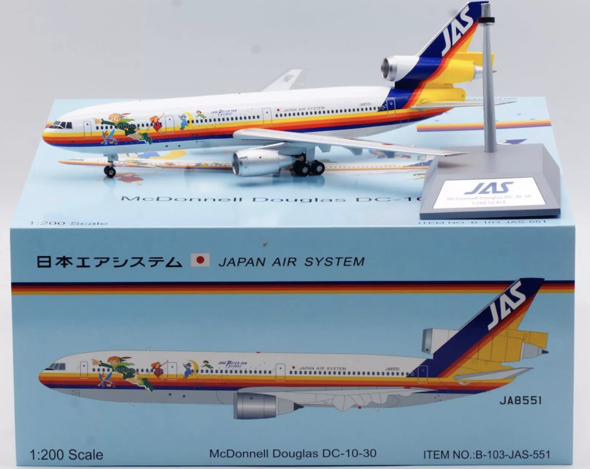 B-103-JAS-551 Japan Air System (JAS) DC-10-30 “Peter Pan Flight