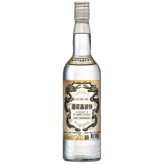 金門高粱酒58度(白金龍上市58週年傳奇紀念版),KINMEN KAOLIANG LIQUOR