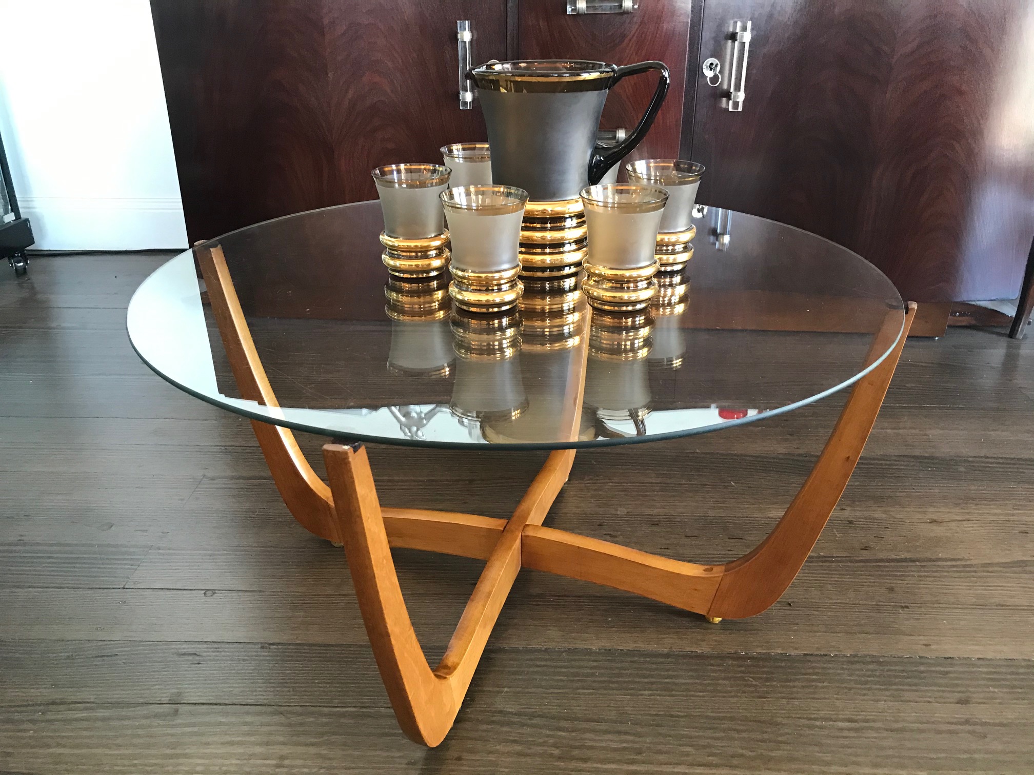 G-PLAN ガラストップローテーブル ※ 3/28まで限定価格 G-PLAN ガラス