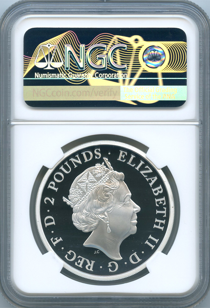 イギリス ブリタニア 2018年 2ポンド 銀貨 NGC GEM PROOF | ARK