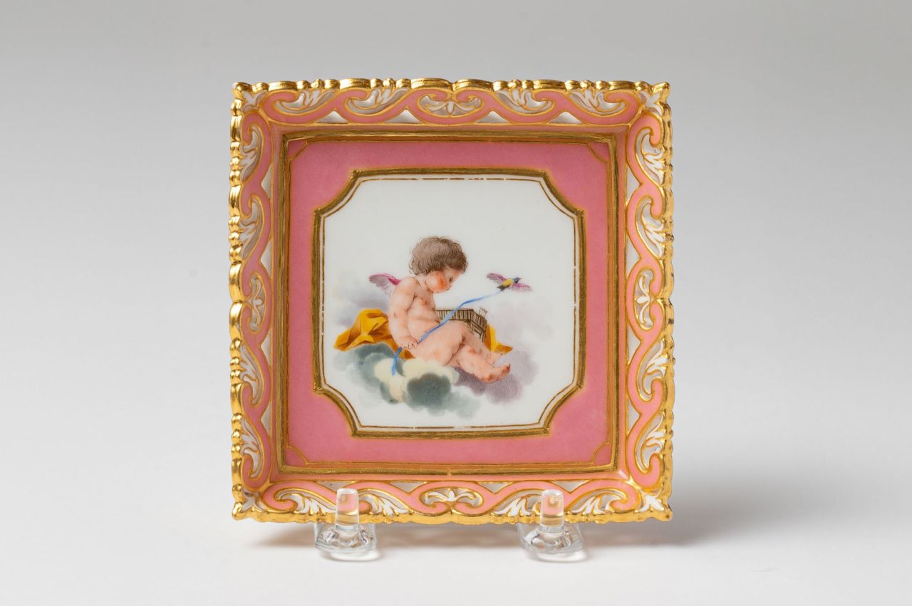 YUKI TANAKA加藤丈佳造 色絵金彩花文 香合 共布共箱 V8484 YUKI TANAKA