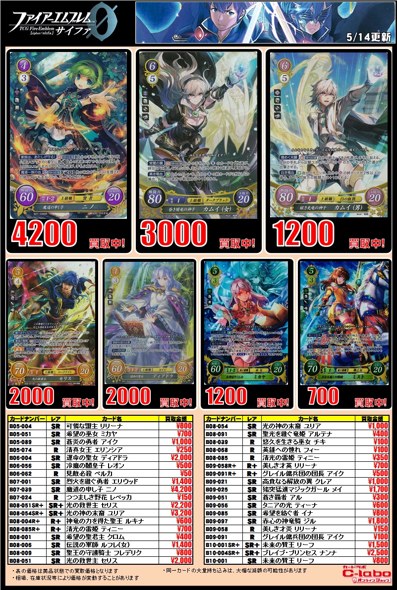 ヨヨ様リクエスト ファイアーエムブレムサイファ 聖戦まとめ ヨヨ様