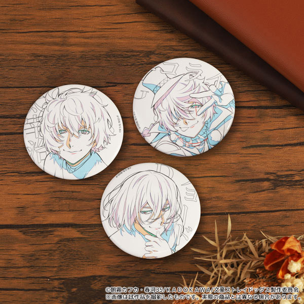 文スト 太宰治 中原中也 缶バッジ ホログラム缶バッジ 羊の日 八周年