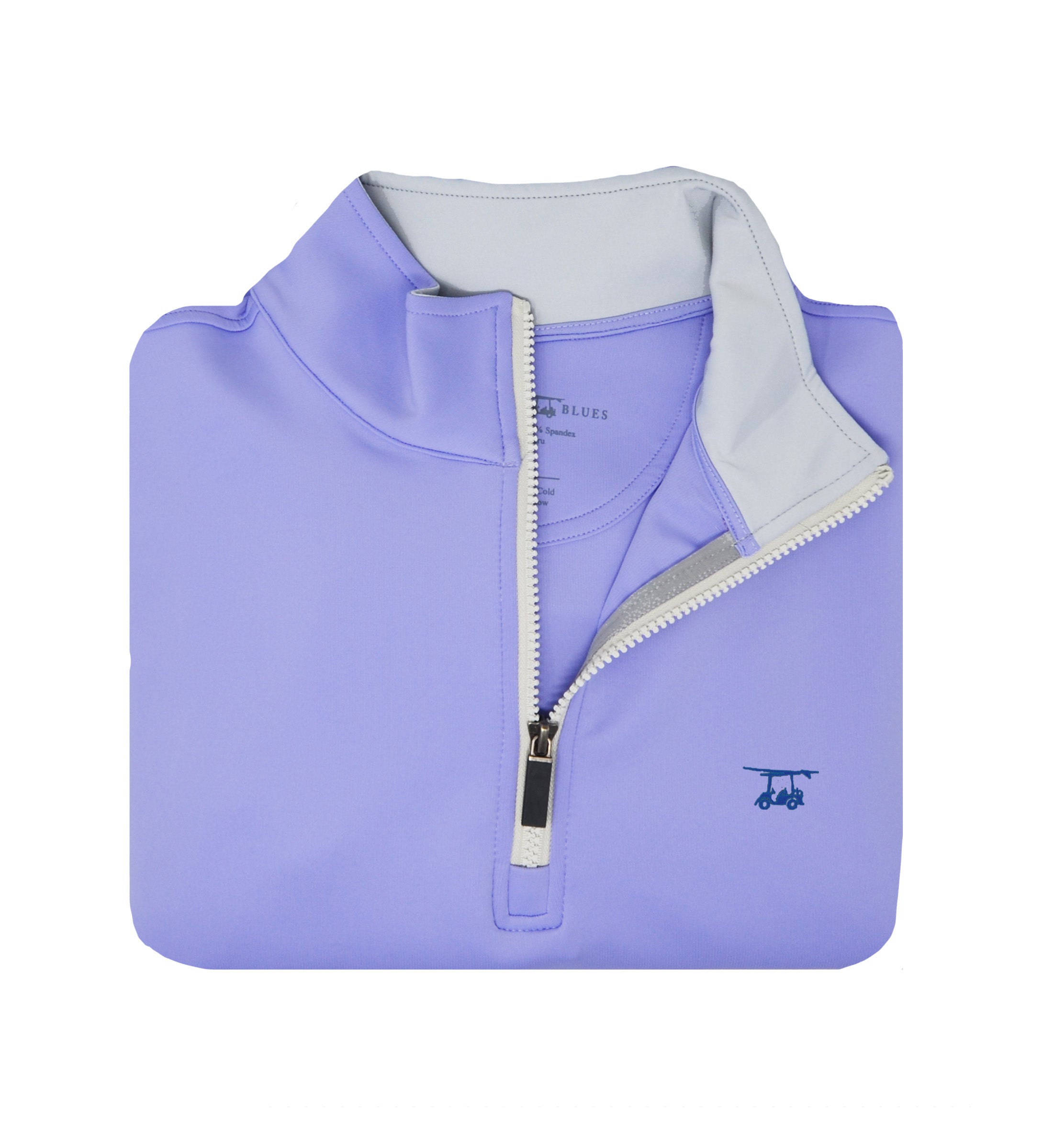 Dogwood Quarter Zip - Solid Lavender – Bald Head Blues