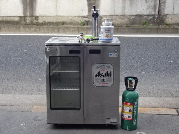 売約済み）※動作良好※◇ホシザキ樽冷式 冷蔵庫付ビールサーバー/樽口