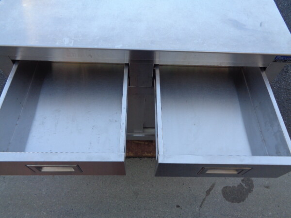 C(6920)マルゼン キャビネット作業台 両開き ステンレス 業務用 厨房