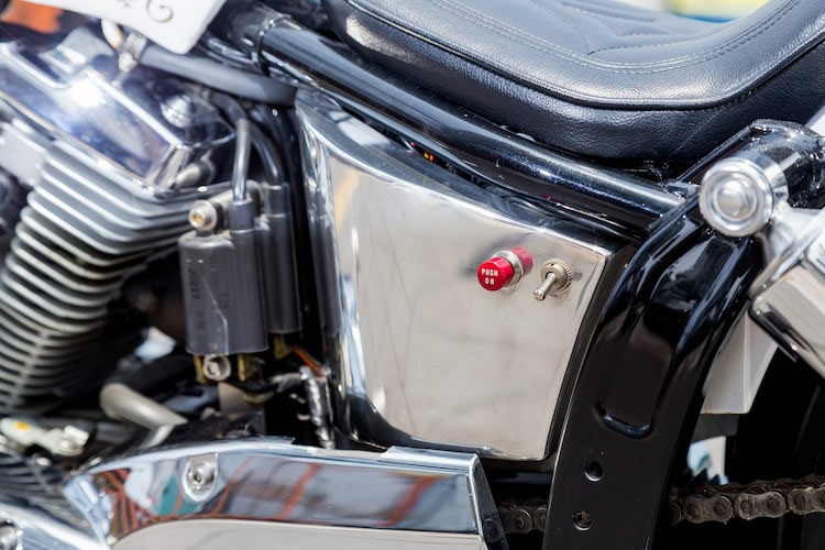 ドラッグスター250 スイッチ移設キット 制作