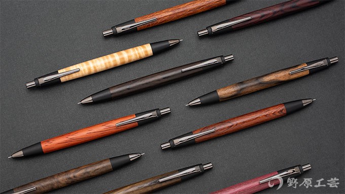 木のシャープペンシル・ネオブラック | 野原工芸｜作り手の裏話