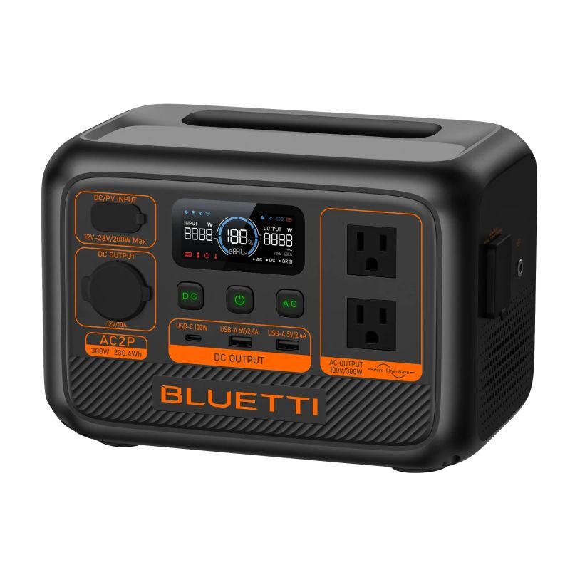 ポータブル電源 230Wh 300W 瞬間最大600W 家庭用蓄電池 小型軽量