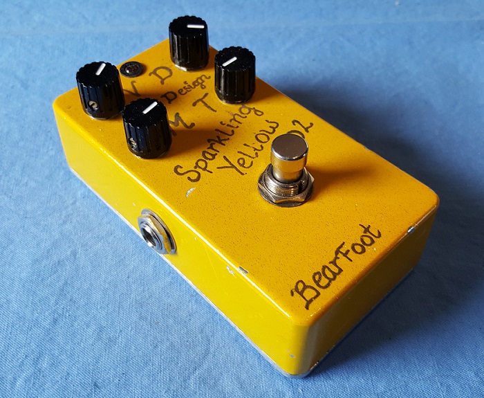 BearFoot Sparkling Yellow OD2 オーバードライブ】Bearfoot Guitar
