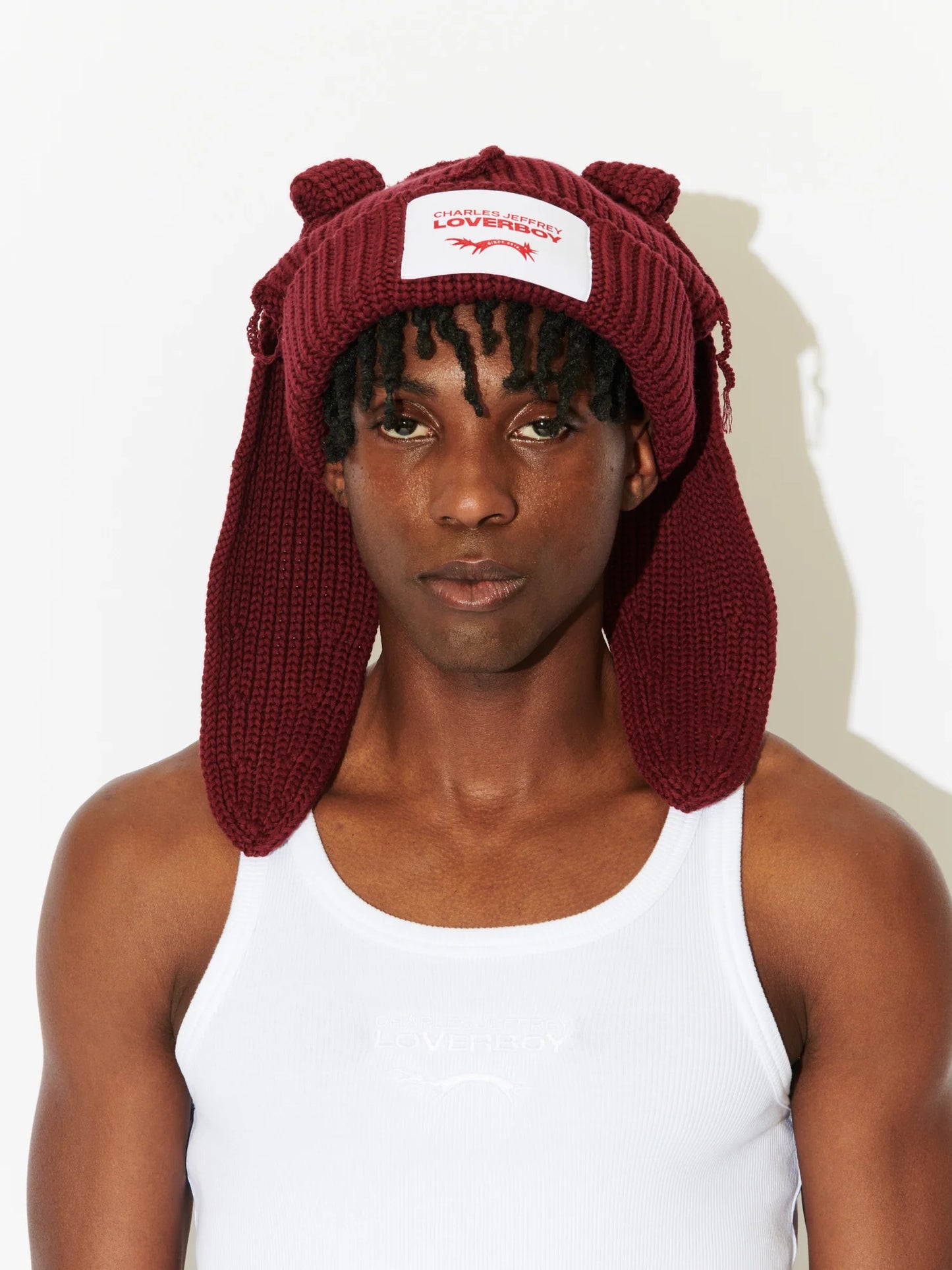 Charles Jeffrey LOVERBOY Chunky Rabbit Beanie Red – Groovin Store