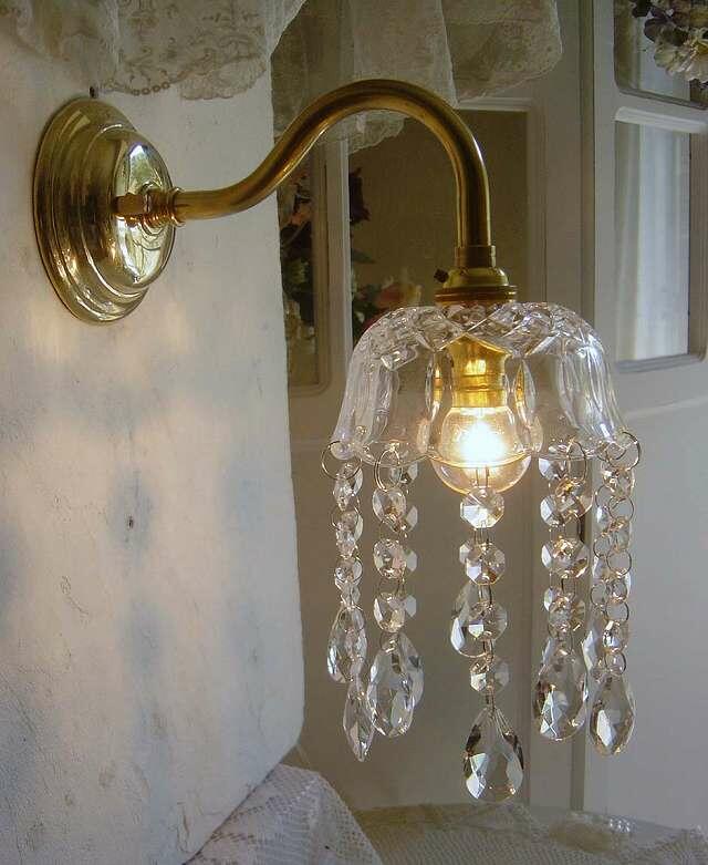 ミニシャンデリア （メロンドロップ）1920年 フランスアンティーク