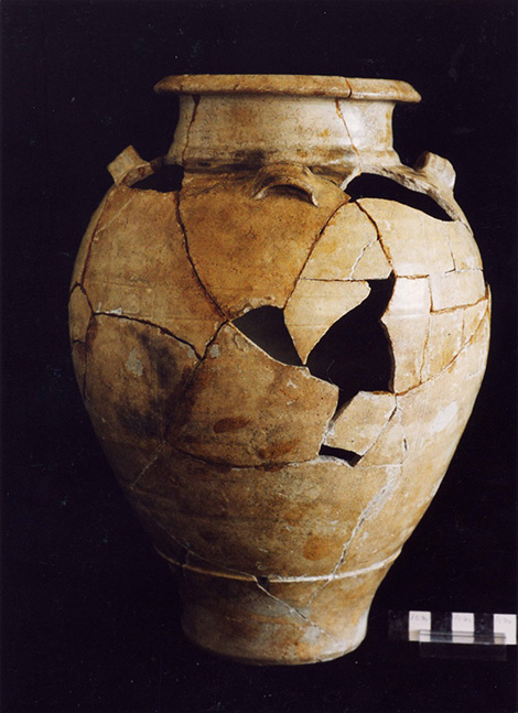 中国美術 宋 白磁 蓋付壺四耳壺 北宋時代(12世紀後期) 中国美術 宋