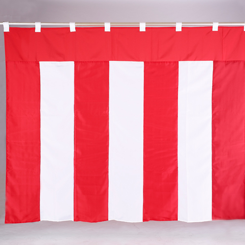 紅白幕 品番180900/2 二枚セット販売 ポリエステル生地 EA983JP-12